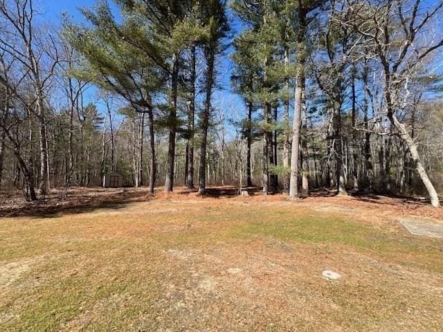 512 Lincoln St, Duxbury, MA 02332 - view of yard with a storage unit