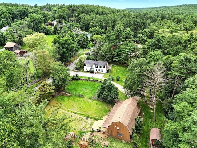 23 Westboro Rd, Upton, MA 01568 - aerial view of property and surrounding area featuring a forest