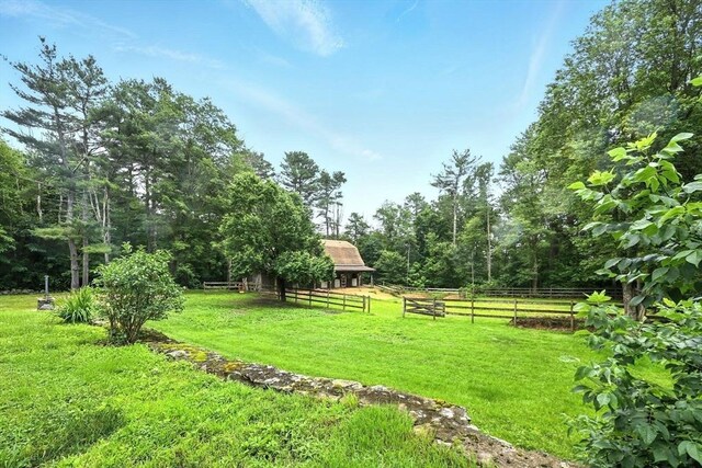23 Westboro Rd, Upton, MA 01568 - view of yard featuring an outbuilding and a barn