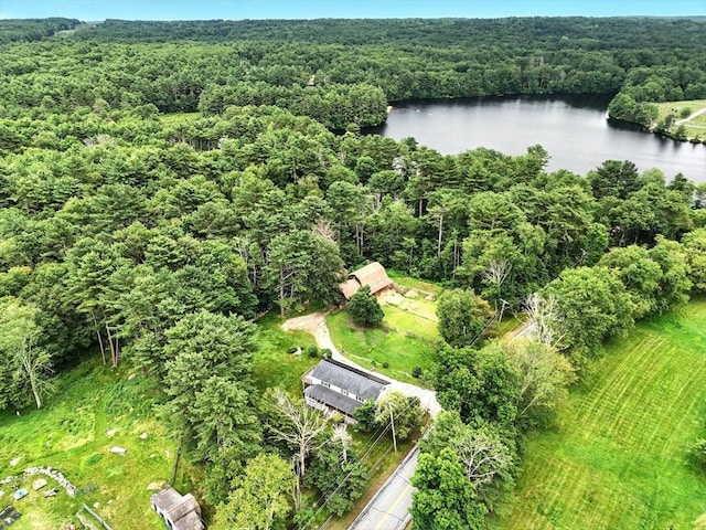 23 Westboro Rd, Upton, MA 01568 - aerial view of property's location featuring a forest and a nearby body of water