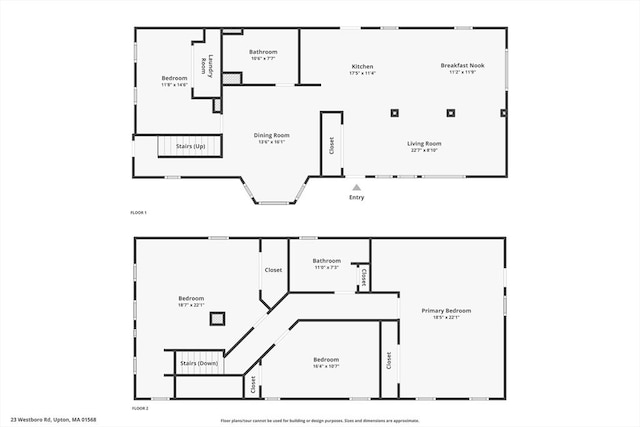 23 Westboro Rd, Upton, MA 01568 - view of home floor plan