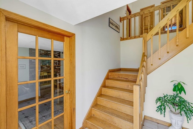 6 Boyd Dr, Newburyport, MA 01950 - stairs featuring tile patterned flooring