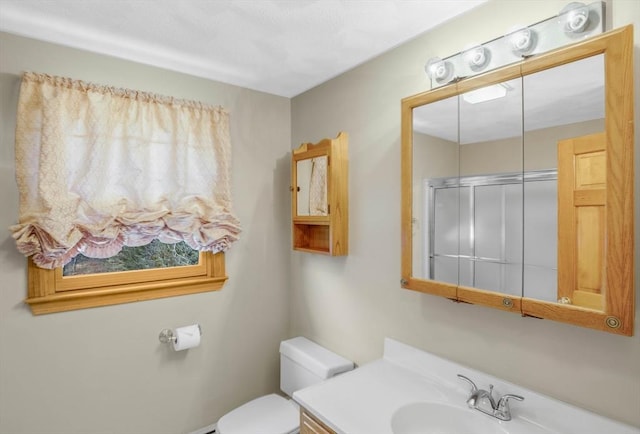 6 Boyd Dr, Newburyport, MA 01950 - bathroom with vanity and an enclosed shower