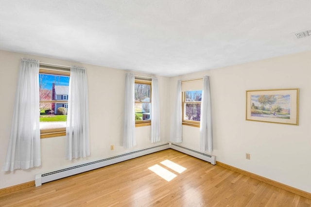 6 Boyd Dr, Newburyport, MA 01950 - spare room with wood finished floors and baseboard heating