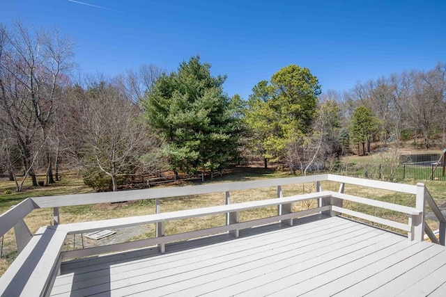 6 Boyd Dr, Newburyport, MA 01950 - view of wooden deck