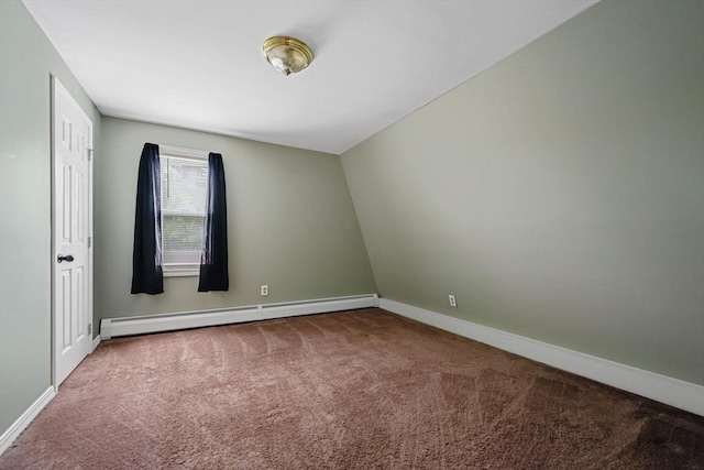 394 Huttleston Ave, Fairhaven, MA 02719 - spare room with a baseboard heating unit and carpet floors