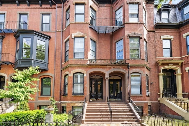 128 Marlborough St Unit 6, Boston, MA 02116 - entrance to property with brick siding and french doors
