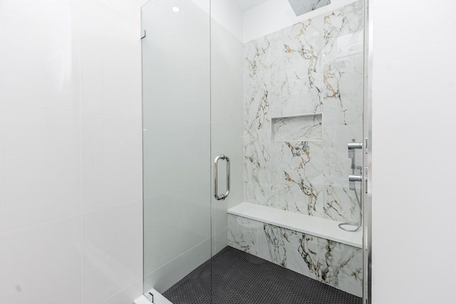93 Griswold St Unit 93, Cambridge, MA 02138 - bathroom featuring a marble finish shower