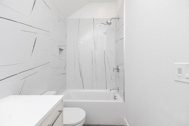 93 Griswold St Unit 93, Cambridge, MA 02138 - full bath with vanity, washtub / shower combination, and toilet