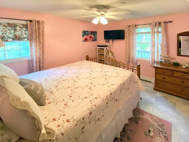 64 Porcupine Point Rd, Tolland, MA 01034 - bedroom featuring baseboards and ceiling fan