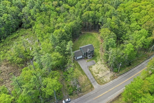 1076 King Phillip Trl, Templeton, MA 01468 - view of subject property with a heavily wooded area