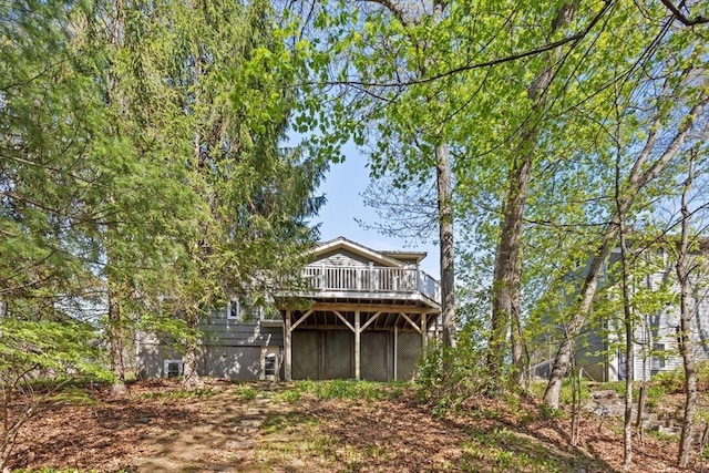 43 Grove Hill Park, Newton, MA 02460 - back of house with a deck