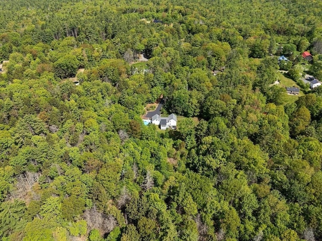728 River St, Winchendon, MA 01475 - aerial overview of property's location with a heavily wooded area