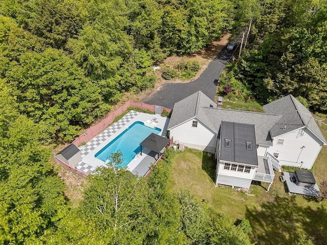 728 River St, Winchendon, MA 01475 - view from above of property featuring a pool