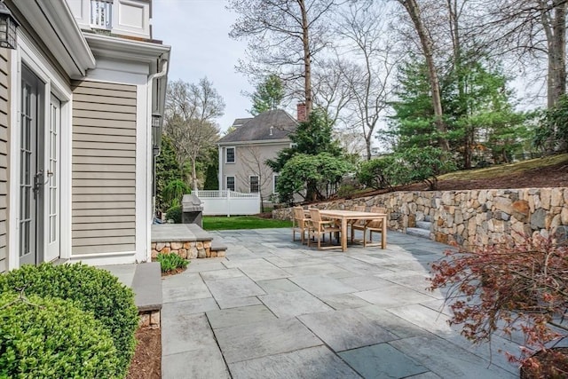 view of patio / terrace with outdoor dining space
