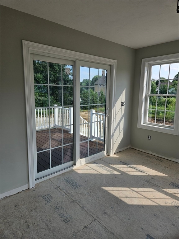 view of empty room