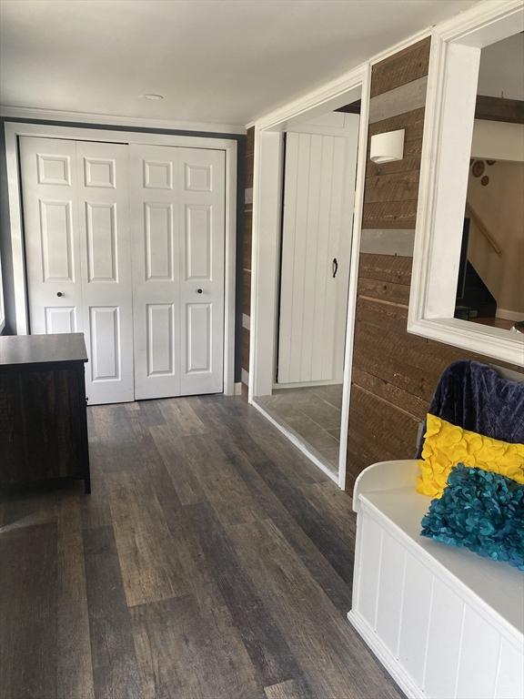interior space with wood finished floors
