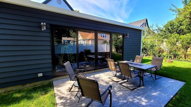 9 Venner Rd, Arlington, MA 02476 - view of patio featuring outdoor dining area