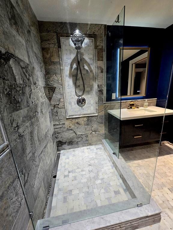 9 Venner Rd, Arlington, MA 02476 - full bath featuring vanity and a walk in shower