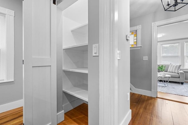 view of closet