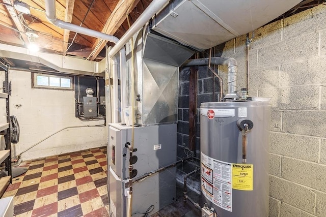276 Oak St, Springfield, MA 01151 - utilities featuring water heater and heating unit