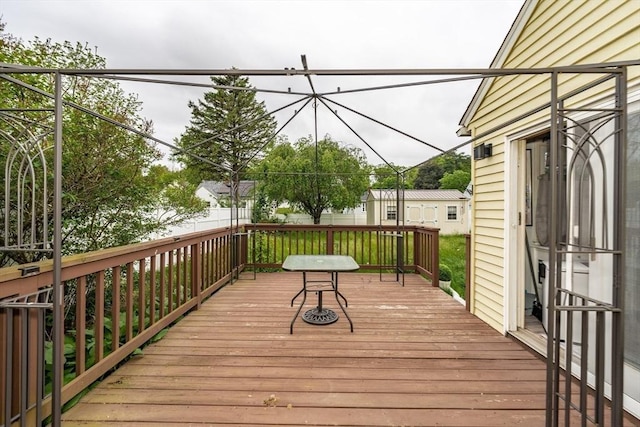276 Oak St, Springfield, MA 01151 - view of wooden deck