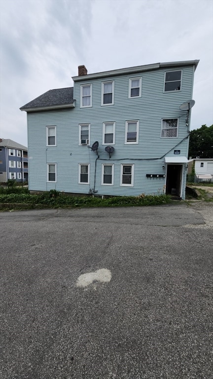 view of property featuring a garage