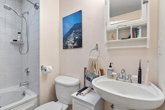 110 O St Unit 1, Boston, MA 02127 - full bath featuring bathing tub / shower combination, a sink, and toilet