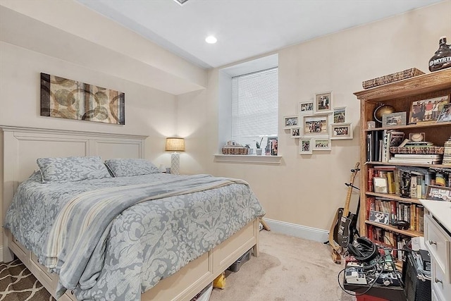 110 O St Unit 1, Boston, MA 02127 - bedroom featuring recessed lighting, baseboards, and light colored carpet
