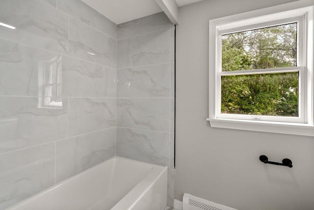 29 Hudson Ave, Southbridge, MA 01550 - bathroom featuring healthy amount of natural light, shower / tub combination, and baseboards