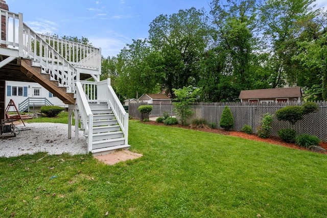 29 Hudson Ave, Southbridge, MA 01550 - view of yard featuring stairs and a patio area
