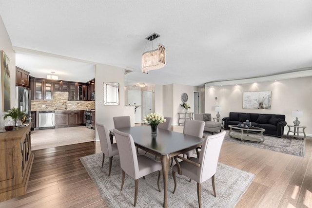 280 Boylston St Unit 511, Newton, MA 02467 - dining room featuring light wood finished floors