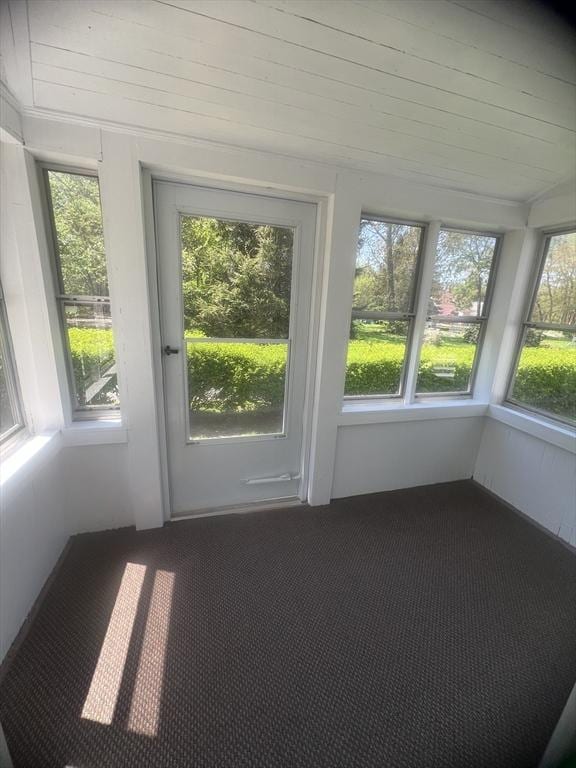 26A Duval Ct, Winchendon, MA 01475 - unfurnished sunroom featuring carpet flooring