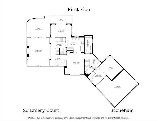 26 Emery Ct, Stoneham, MA 02180 - view of room layout