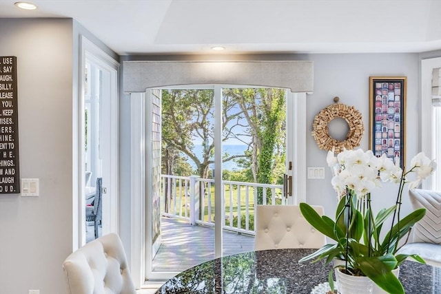 461 Wings Neck Rd, Bourne, MA 02559 - entryway featuring healthy amount of natural light and recessed lighting