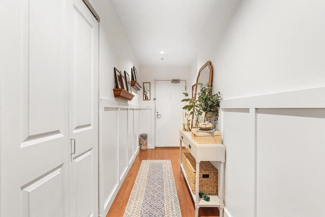 519 Harrison Ave Unit 314, Boston, MA 02118 - hallway with light wood finished floors and recessed lighting