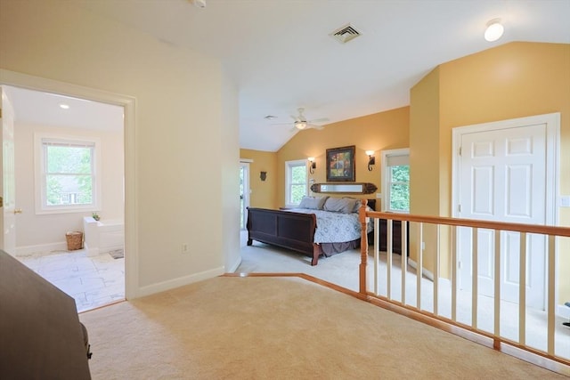 211 Hayden Rowe St, Hopkinton, MA 01748 - bedroom featuring vaulted ceiling and carpet flooring