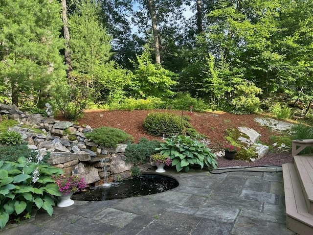 view of yard featuring a patio area