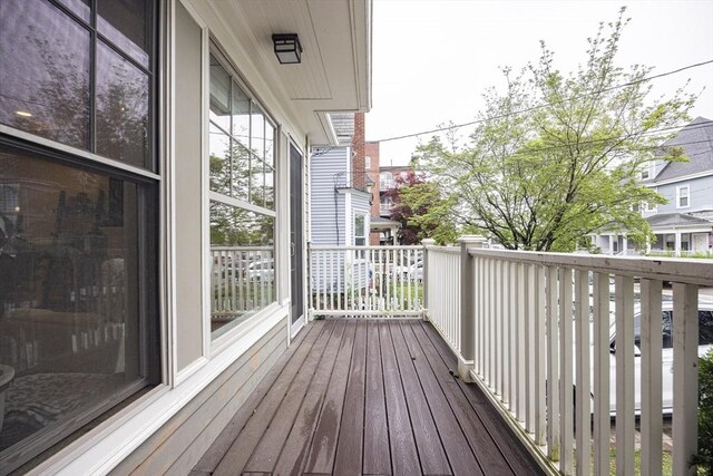 19 Harris St Unit 2, Brookline, MA 02446 - view of wooden deck