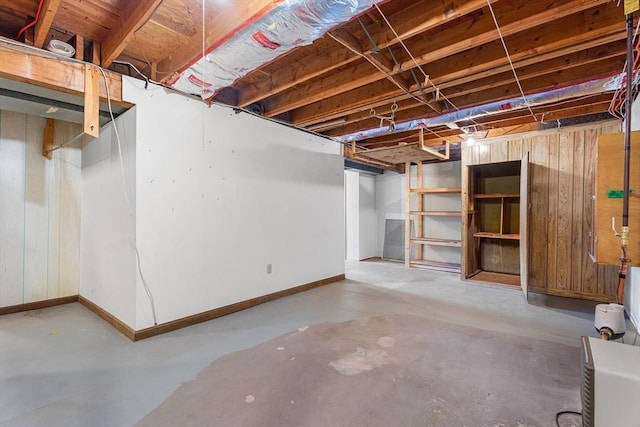 76 N Main St, Bellingham, MA 02019 - unfinished below grade area with baseboards