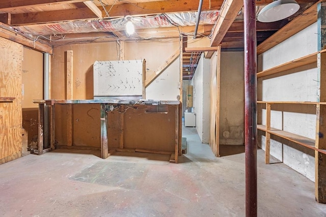76 N Main St, Bellingham, MA 02019 - view of unfinished basement