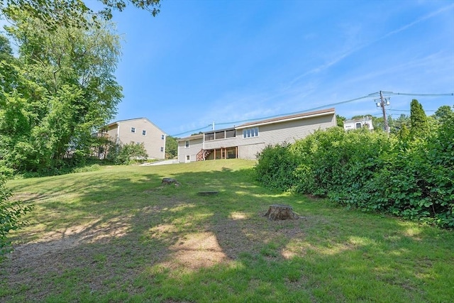 76 N Main St, Bellingham, MA 02019 - view of green lawn with stairs