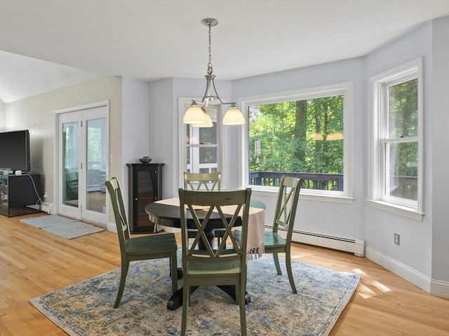 200 Newtown Rd, Acton, MA 01720 - dining space with baseboard heating, healthy amount of natural light, and a baseboard radiator