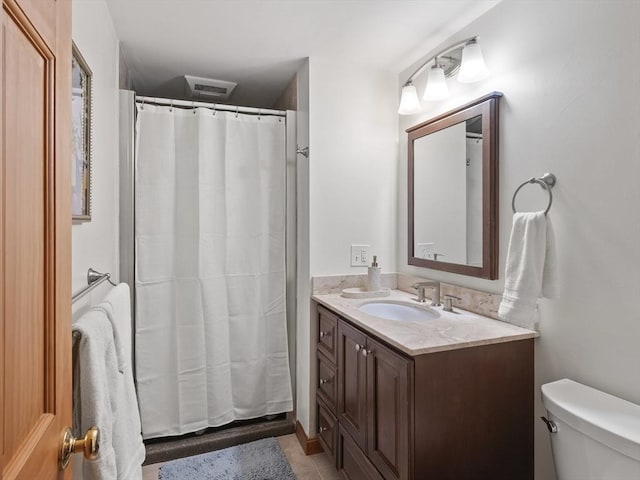 200 Newtown Rd, Acton, MA 01720 - bathroom with vanity, tile patterned flooring, and curtained shower