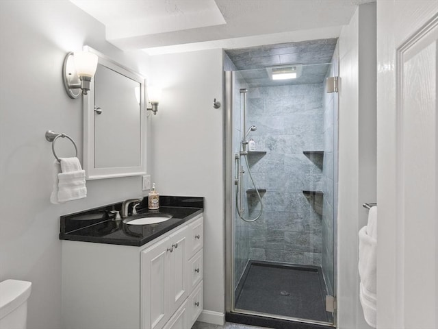 200 Newtown Rd, Acton, MA 01720 - full bath featuring a shower stall and vanity