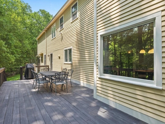 200 Newtown Rd, Acton, MA 01720 - deck featuring outdoor dining space and grilling area
