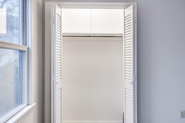 view of closet