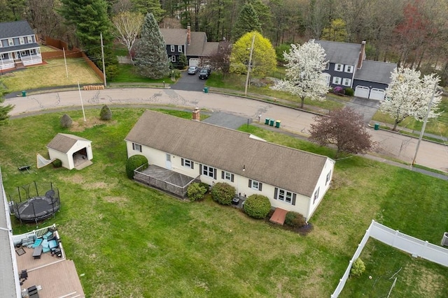 drone / aerial view