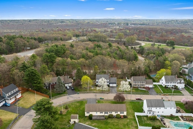 birds eye view of property featuring a residential view