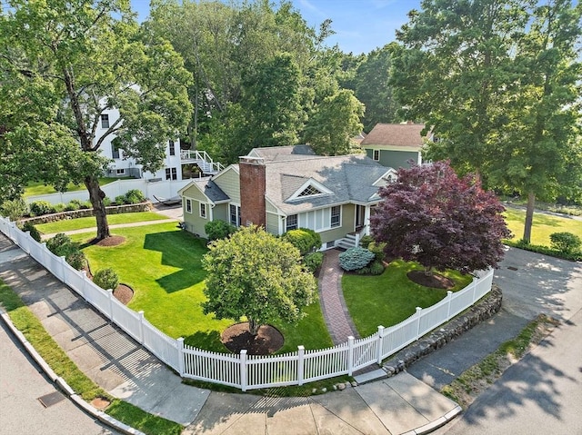 141 Cornell St, Newton, MA 02462 - view from above of property